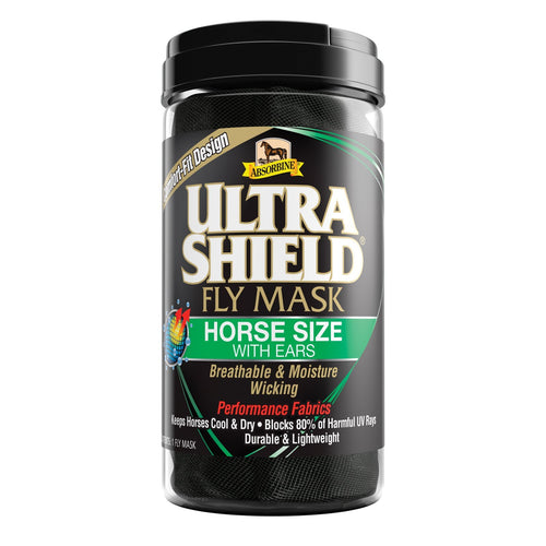 Absorbine UltraShield® Fly Mask - Horse with Ear Coverage